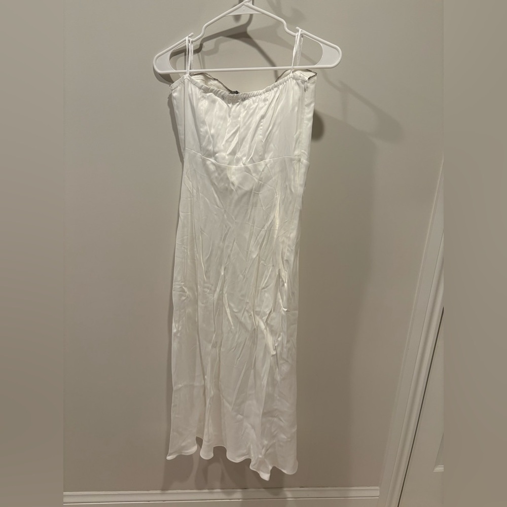 NWT Zara white corset dress - Picture 6 of 8